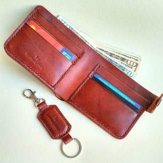 Кожаный кошелек для мужчины