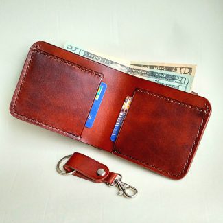 Simple leather pocket bifold